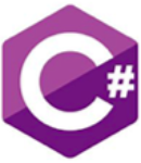C Sharp (C#) logo.