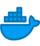 Docker logo.